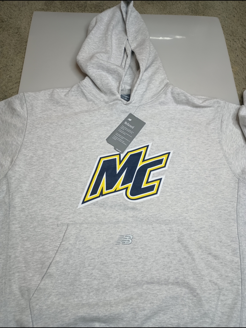 New Balance Merrimack College Warriors Massachusetts Hoody Size M